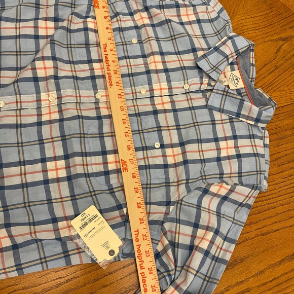 St John’s Bay Checked Shirt Men Sz XL NWT - Picture 4 of 6